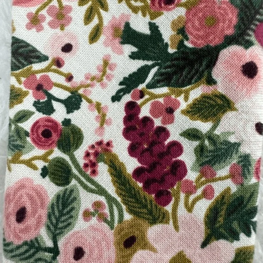 HoBo Ties Men's English Tea Garden Print Necktie Pinks Greens‎ Wedding